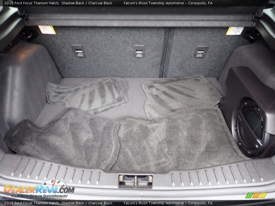 2018 Ford Focus Titanium Hatch Shadow Black / Charcoal Black Photo #4