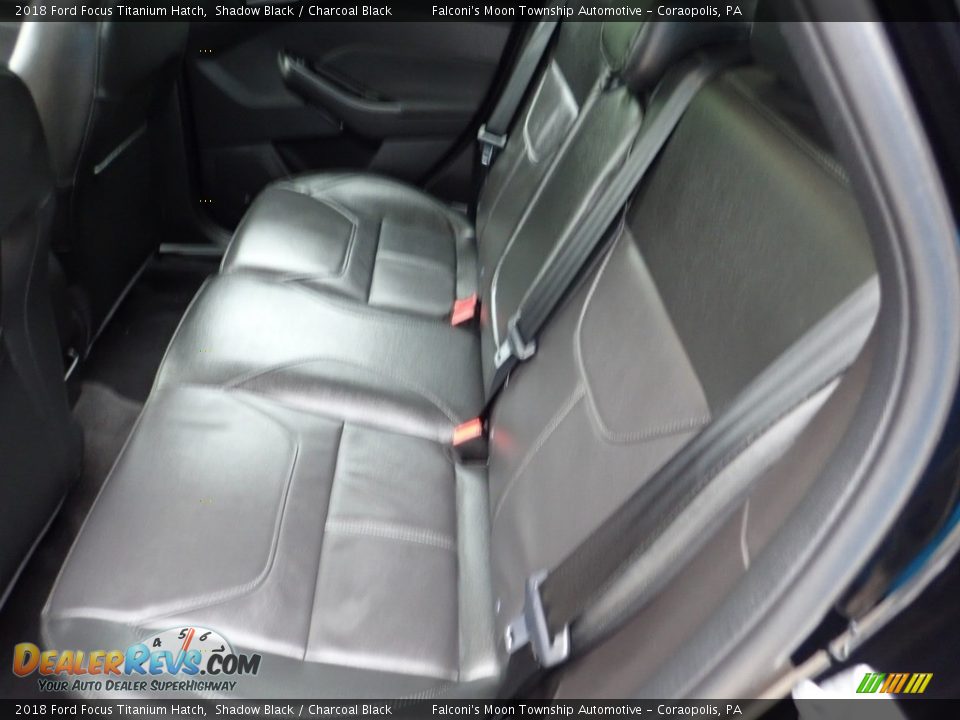 2018 Ford Focus Titanium Hatch Shadow Black / Charcoal Black Photo #17