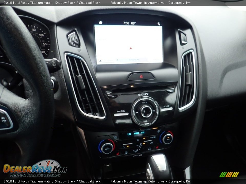 2018 Ford Focus Titanium Hatch Shadow Black / Charcoal Black Photo #22