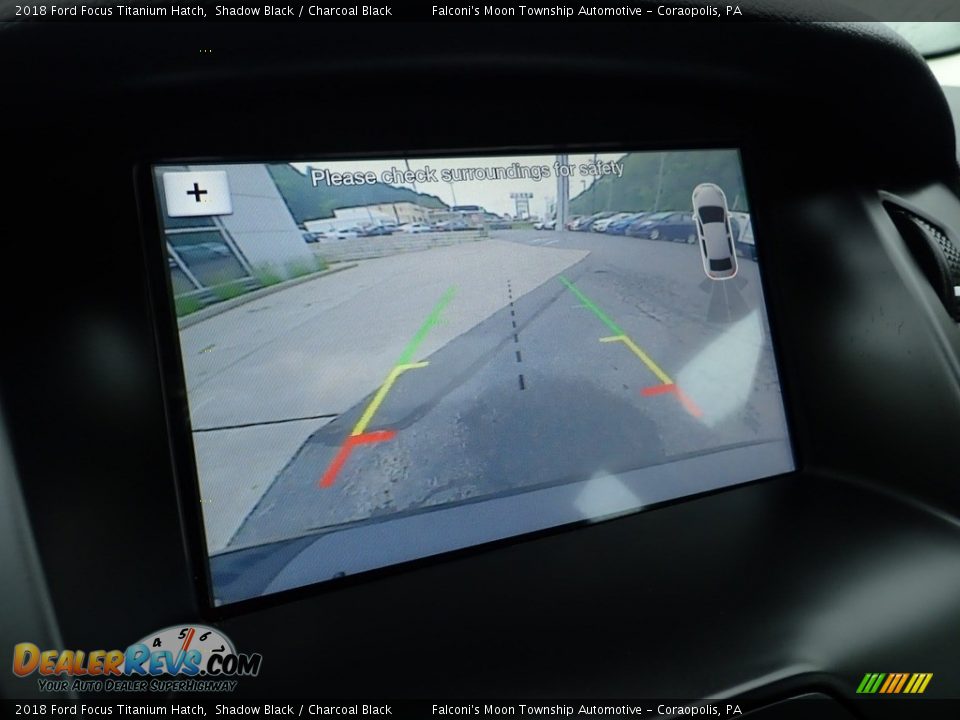 2018 Ford Focus Titanium Hatch Shadow Black / Charcoal Black Photo #25