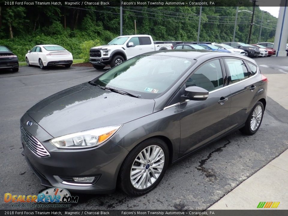 2018 Ford Focus Titanium Hatch Magnetic / Charcoal Black Photo #8