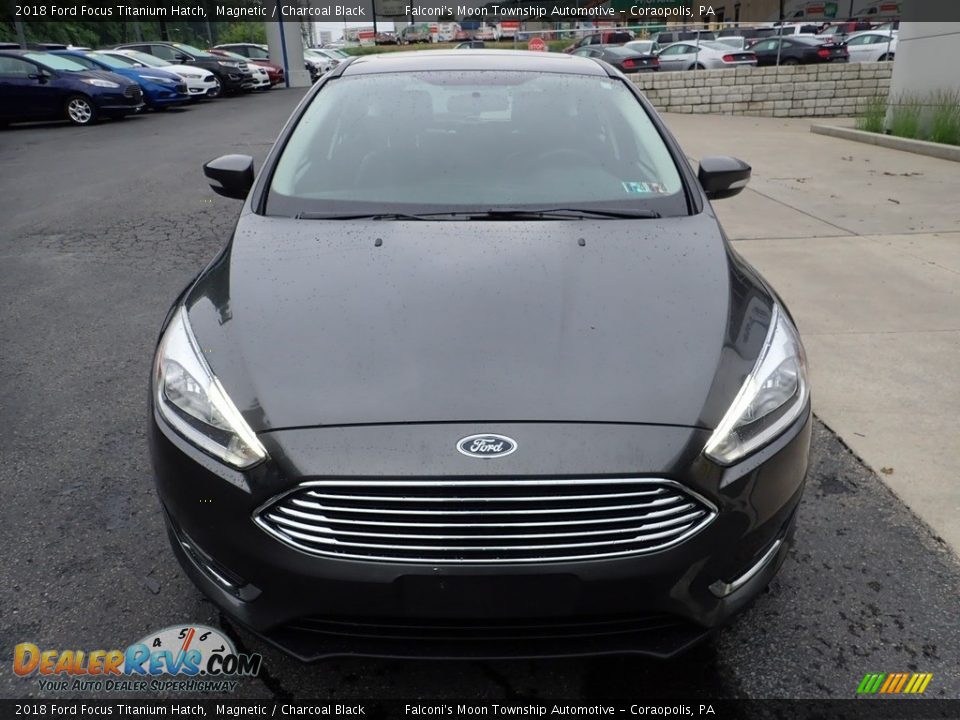 2018 Ford Focus Titanium Hatch Magnetic / Charcoal Black Photo #9