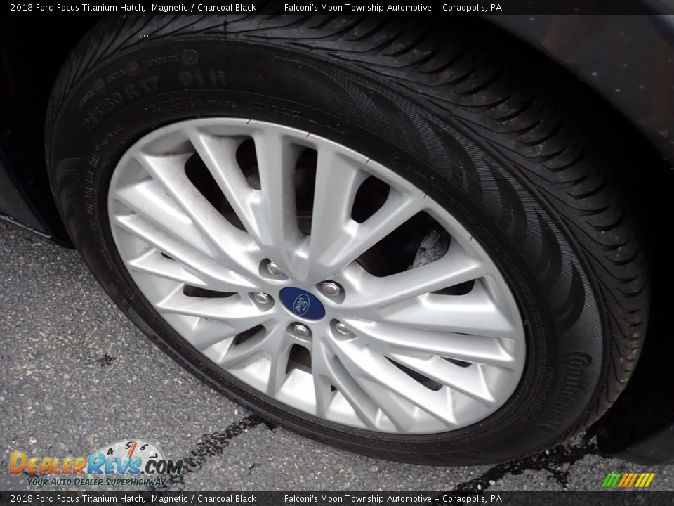 2018 Ford Focus Titanium Hatch Magnetic / Charcoal Black Photo #11