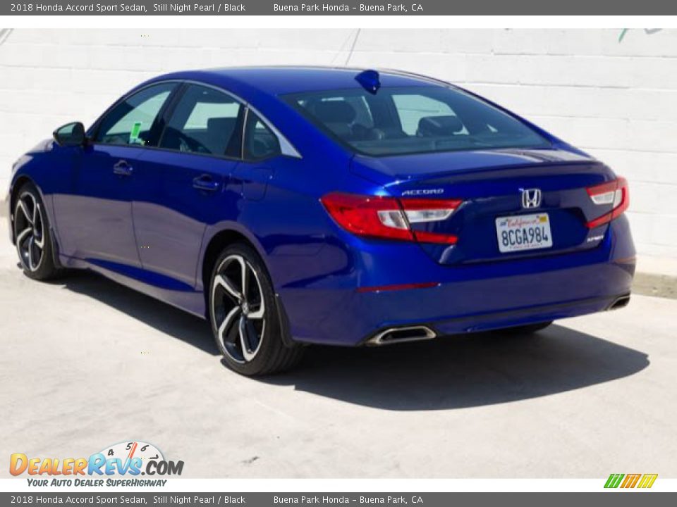 2018 Honda Accord Sport Sedan Still Night Pearl / Black Photo #2