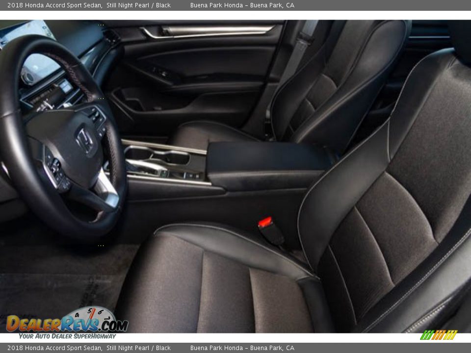 2018 Honda Accord Sport Sedan Still Night Pearl / Black Photo #3