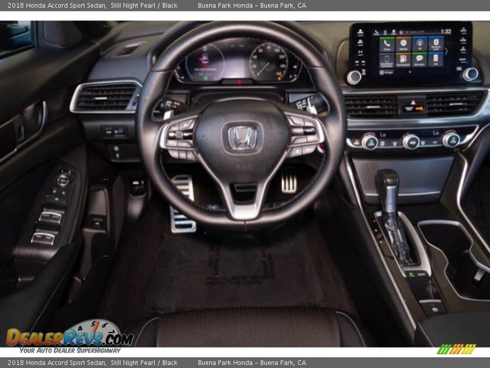 2018 Honda Accord Sport Sedan Still Night Pearl / Black Photo #5