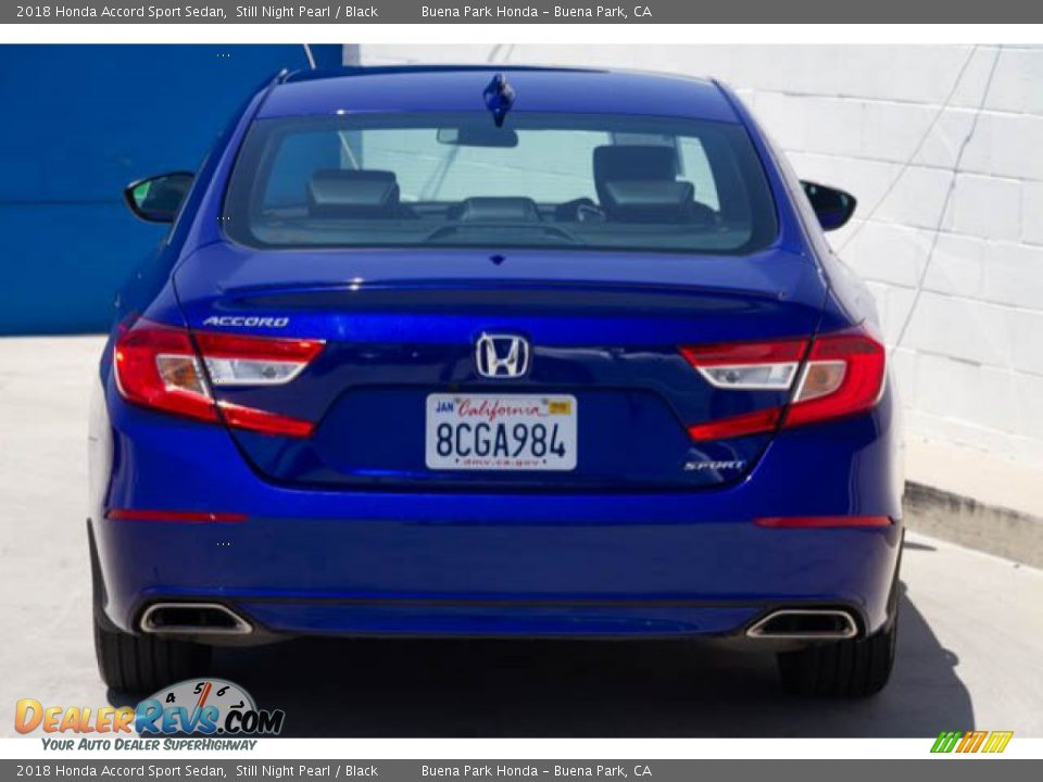 2018 Honda Accord Sport Sedan Still Night Pearl / Black Photo #9