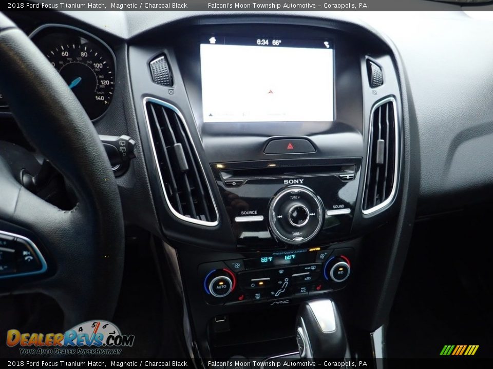 2018 Ford Focus Titanium Hatch Magnetic / Charcoal Black Photo #22