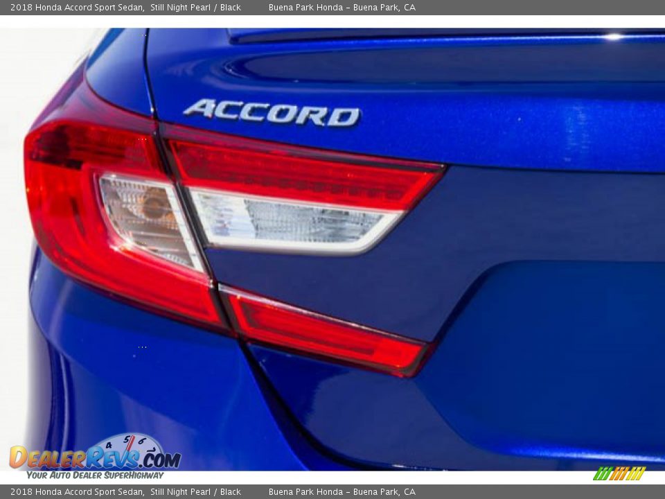 2018 Honda Accord Sport Sedan Still Night Pearl / Black Photo #10