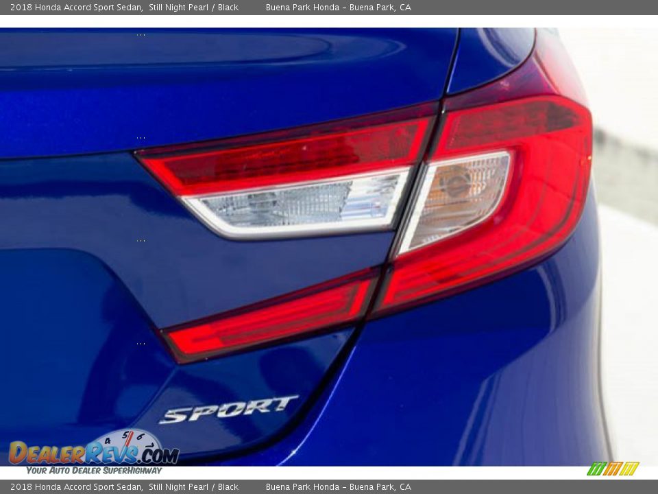 2018 Honda Accord Sport Sedan Still Night Pearl / Black Photo #11