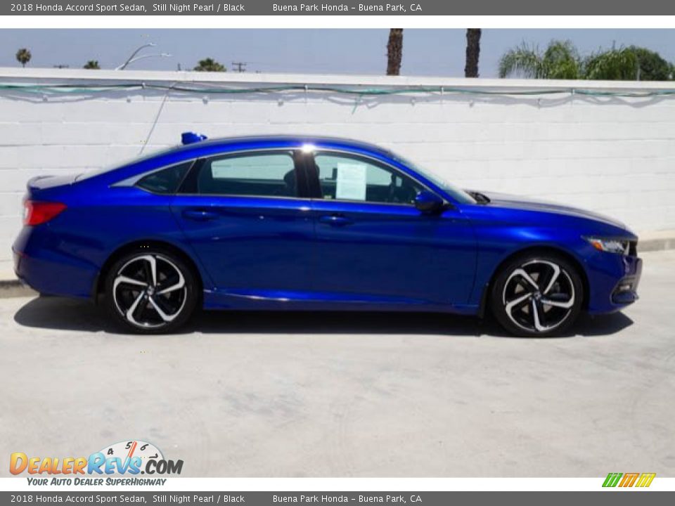2018 Honda Accord Sport Sedan Still Night Pearl / Black Photo #12