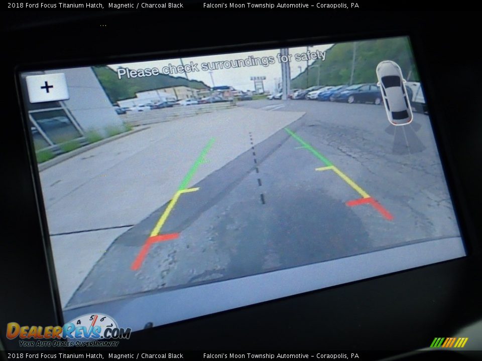 2018 Ford Focus Titanium Hatch Magnetic / Charcoal Black Photo #25