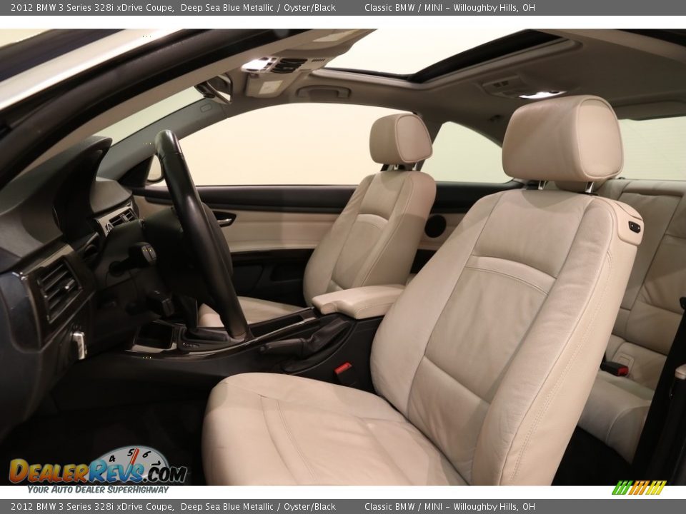 2012 BMW 3 Series 328i xDrive Coupe Deep Sea Blue Metallic / Oyster/Black Photo #5