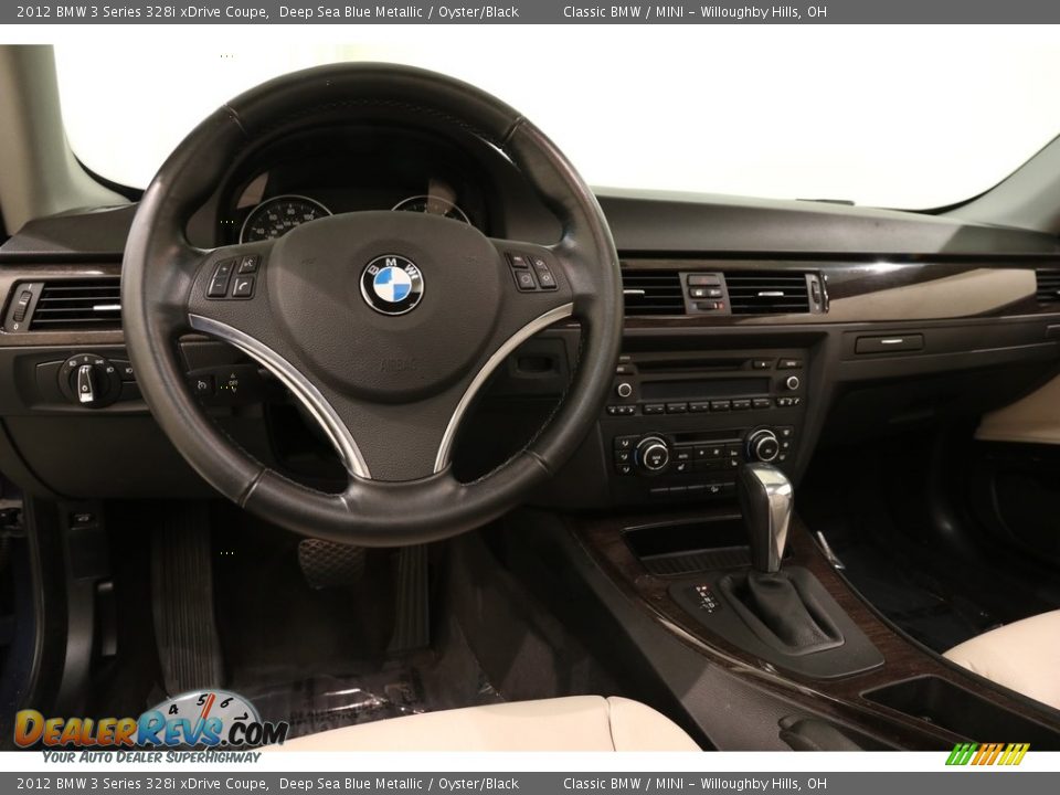 2012 BMW 3 Series 328i xDrive Coupe Deep Sea Blue Metallic / Oyster/Black Photo #6