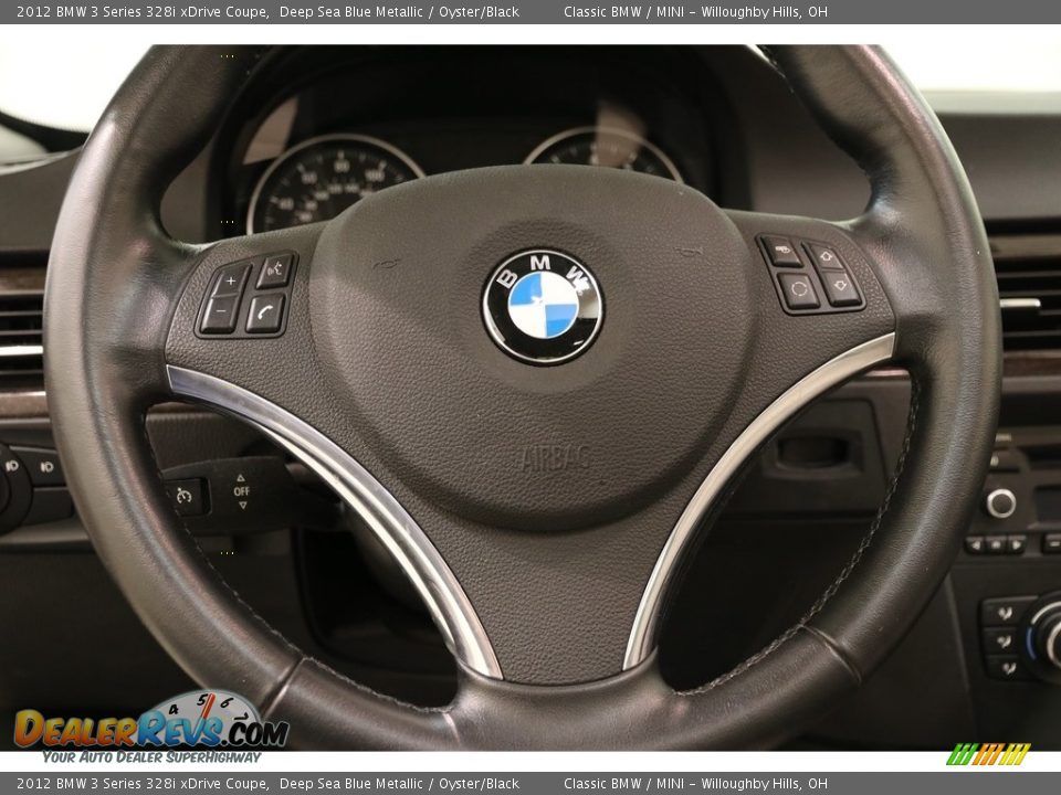 2012 BMW 3 Series 328i xDrive Coupe Deep Sea Blue Metallic / Oyster/Black Photo #7