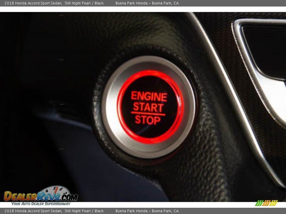 2018 Honda Accord Sport Sedan Still Night Pearl / Black Photo #14