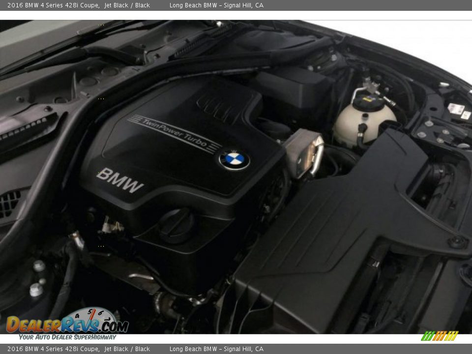 2016 BMW 4 Series 428i Coupe Jet Black / Black Photo #27