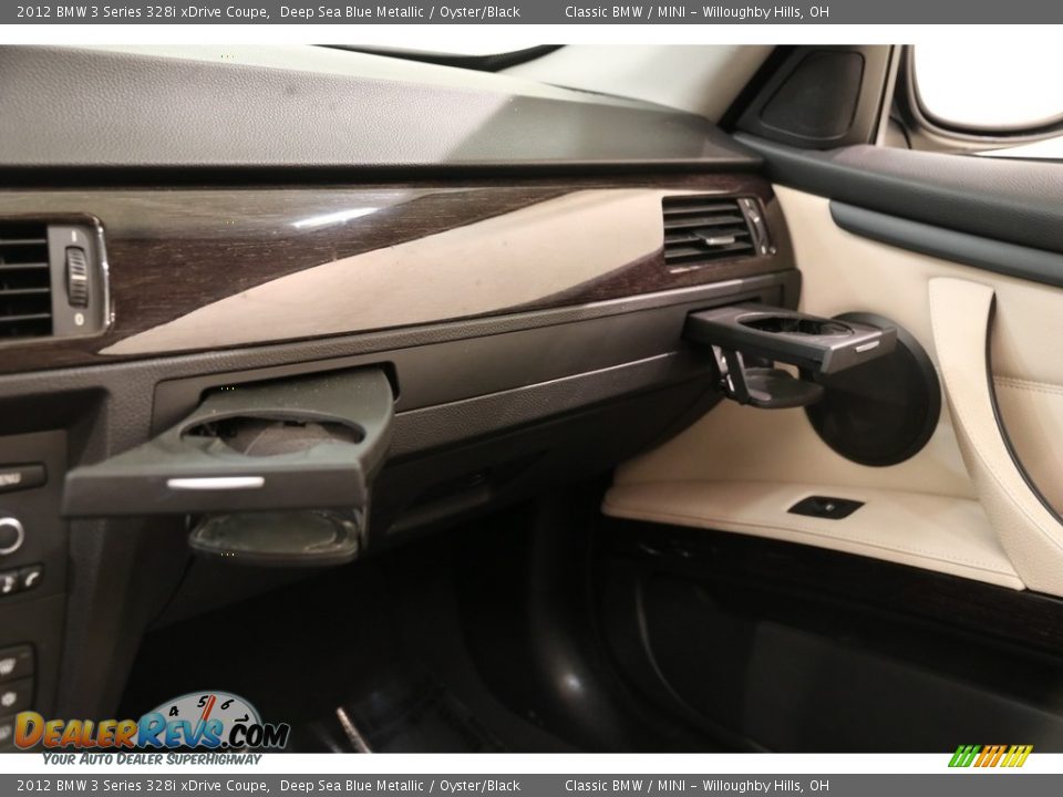 2012 BMW 3 Series 328i xDrive Coupe Deep Sea Blue Metallic / Oyster/Black Photo #11