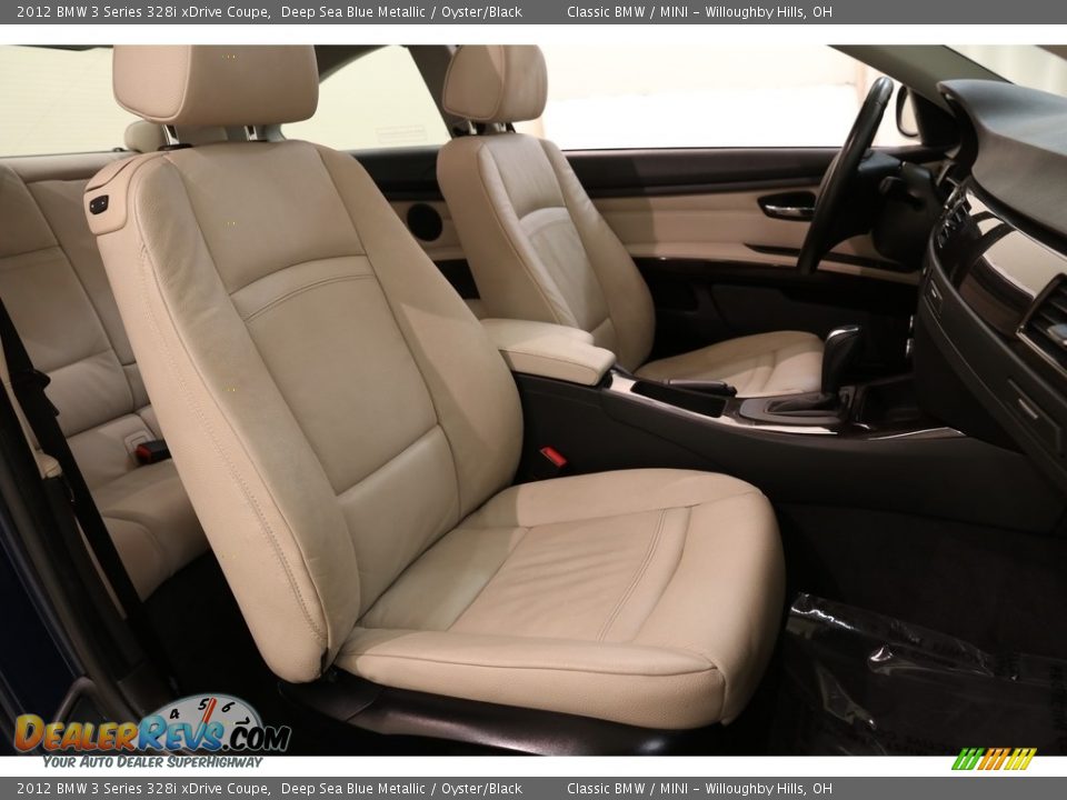 2012 BMW 3 Series 328i xDrive Coupe Deep Sea Blue Metallic / Oyster/Black Photo #13