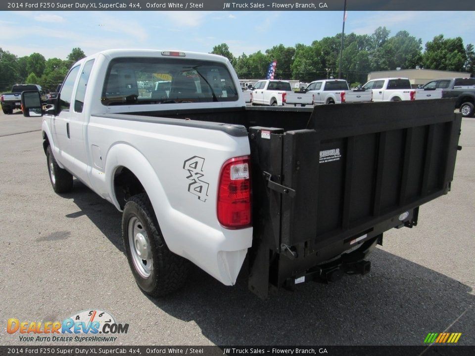 2014 Ford F250 Super Duty XL SuperCab 4x4 Oxford White / Steel Photo #3