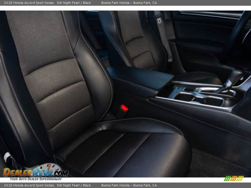 2018 Honda Accord Sport Sedan Still Night Pearl / Black Photo #22