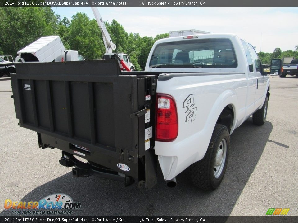 2014 Ford F250 Super Duty XL SuperCab 4x4 Oxford White / Steel Photo #5