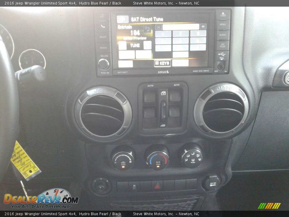 2016 Jeep Wrangler Unlimited Sport 4x4 Hydro Blue Pearl / Black Photo #20