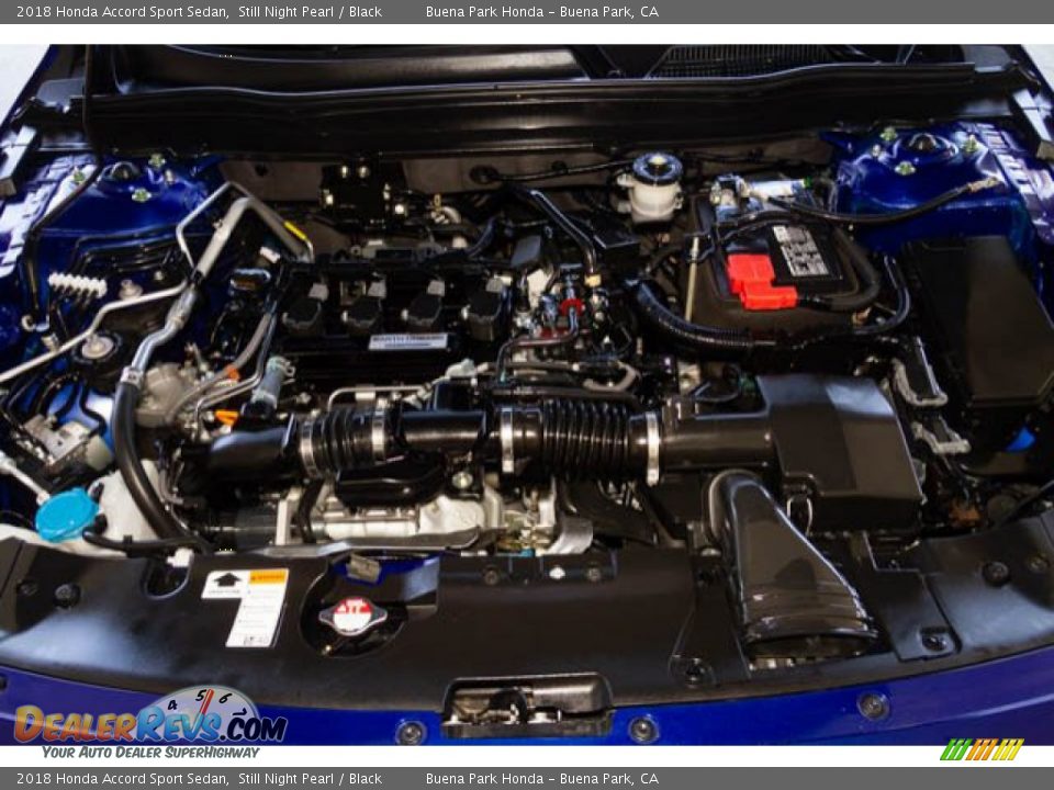 2018 Honda Accord Sport Sedan Still Night Pearl / Black Photo #31