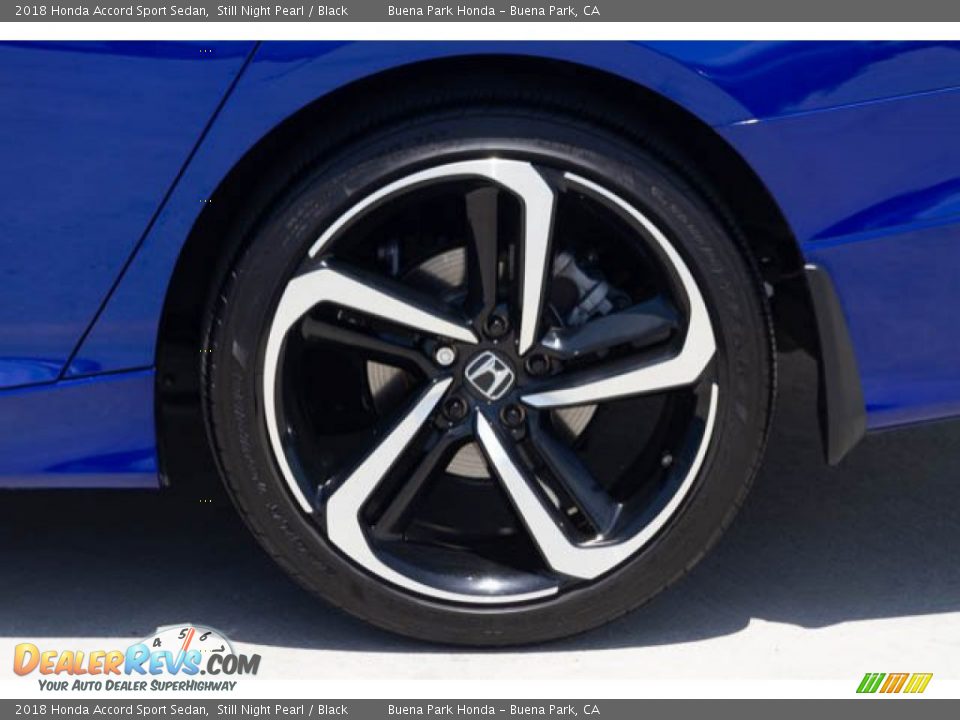 2018 Honda Accord Sport Sedan Still Night Pearl / Black Photo #32