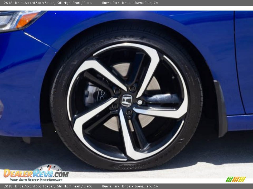 2018 Honda Accord Sport Sedan Still Night Pearl / Black Photo #33