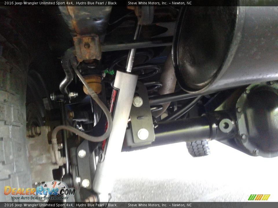 2016 Jeep Wrangler Unlimited Sport 4x4 Hydro Blue Pearl / Black Photo #27