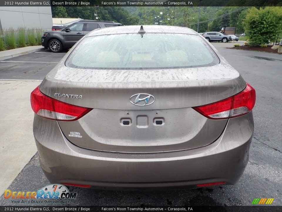 2012 Hyundai Elantra GLS Desert Bronze / Beige Photo #3