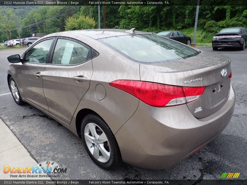 2012 Hyundai Elantra GLS Desert Bronze / Beige Photo #4