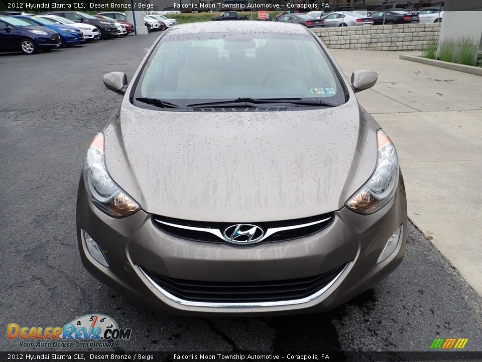 2012 Hyundai Elantra GLS Desert Bronze / Beige Photo #7