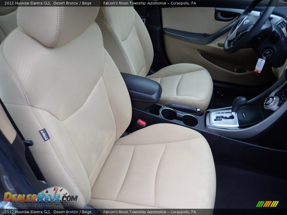 2012 Hyundai Elantra GLS Desert Bronze / Beige Photo #9
