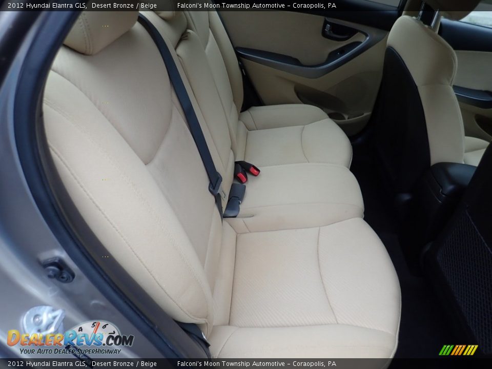 2012 Hyundai Elantra GLS Desert Bronze / Beige Photo #12