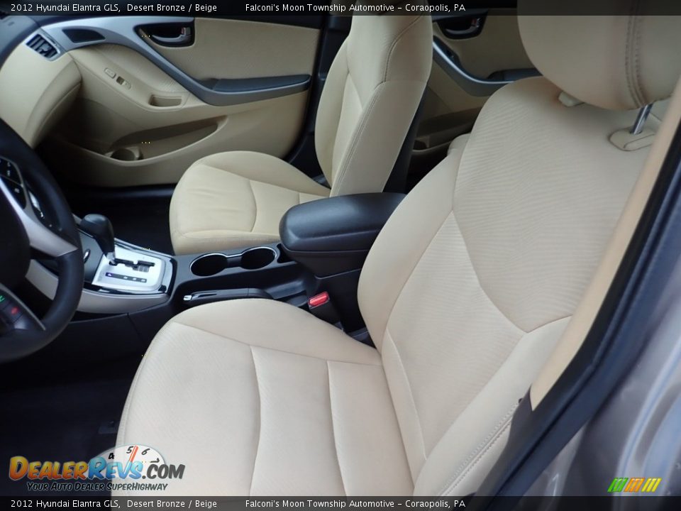 2012 Hyundai Elantra GLS Desert Bronze / Beige Photo #14