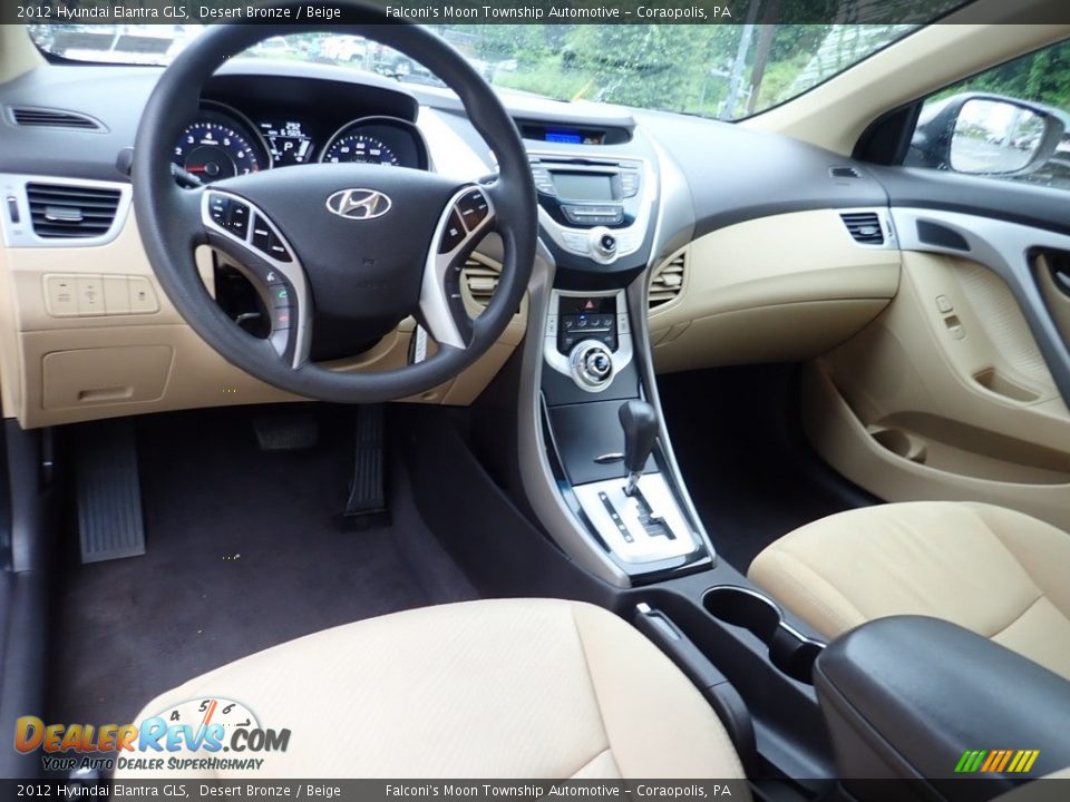 2012 Hyundai Elantra GLS Desert Bronze / Beige Photo #16