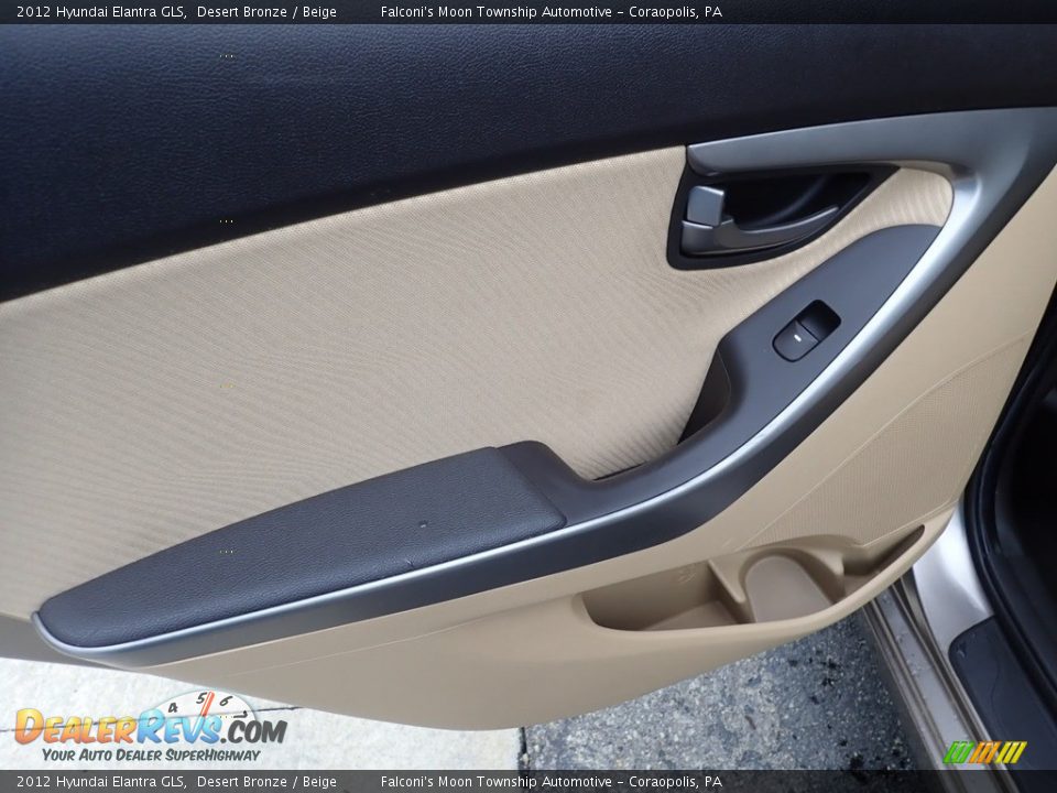 2012 Hyundai Elantra GLS Desert Bronze / Beige Photo #17