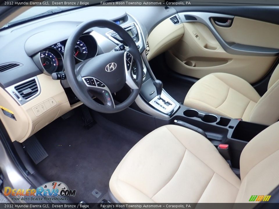 2012 Hyundai Elantra GLS Desert Bronze / Beige Photo #22
