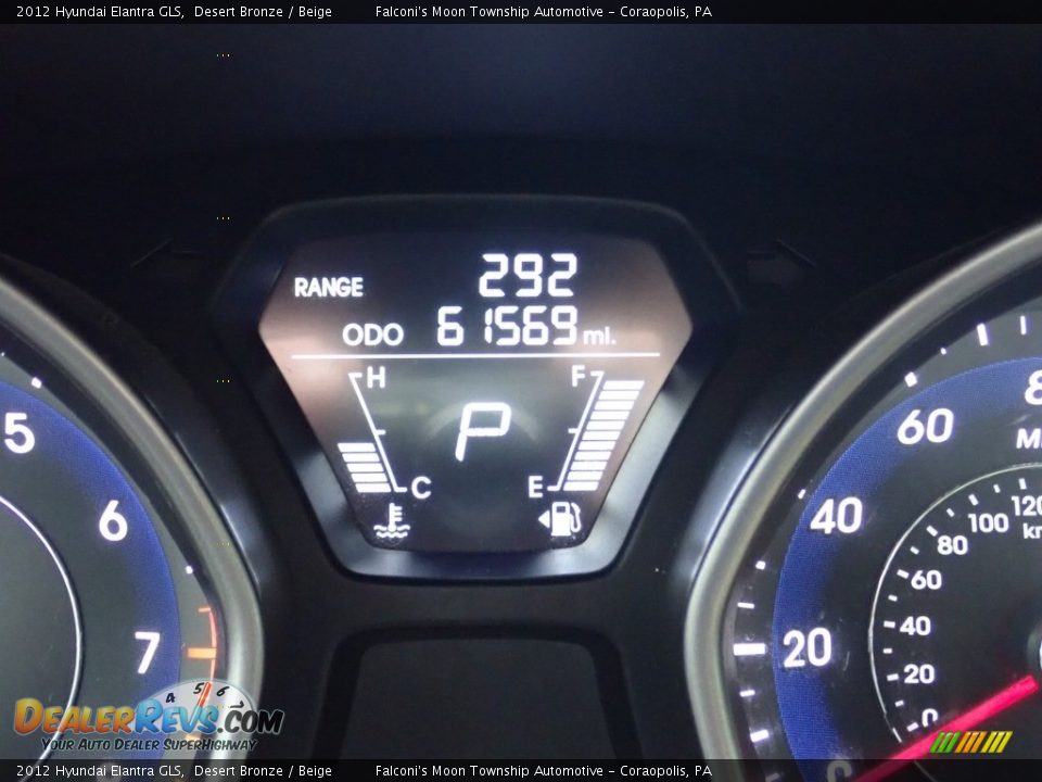 2012 Hyundai Elantra GLS Desert Bronze / Beige Photo #25