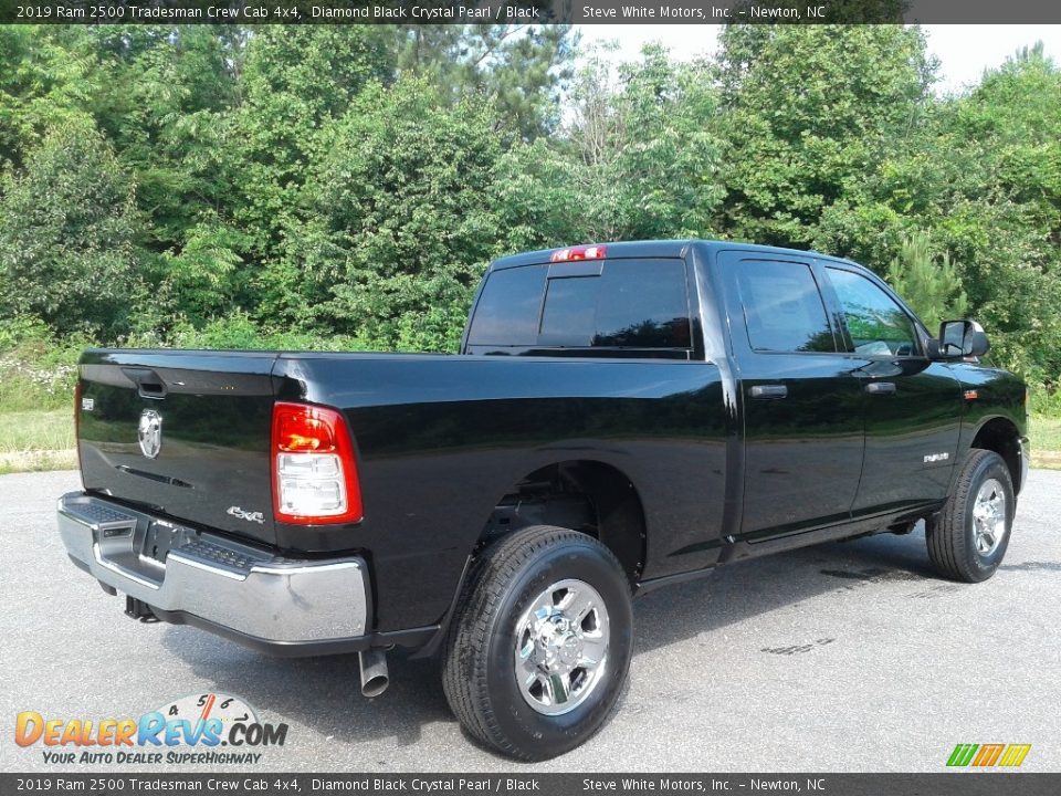 2019 Ram 2500 Tradesman Crew Cab 4x4 Diamond Black Crystal Pearl / Black Photo #6