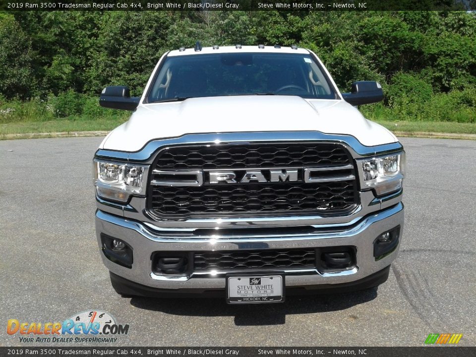 2019 Ram 3500 Tradesman Regular Cab 4x4 Bright White / Black/Diesel Gray Photo #3