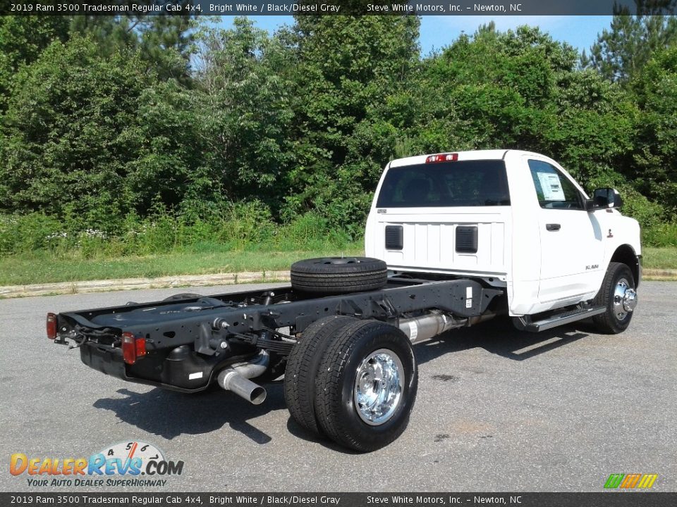 2019 Ram 3500 Tradesman Regular Cab 4x4 Bright White / Black/Diesel Gray Photo #6