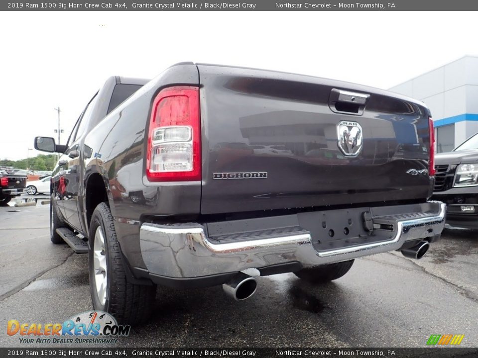 2019 Ram 1500 Big Horn Crew Cab 4x4 Granite Crystal Metallic / Black/Diesel Gray Photo #5