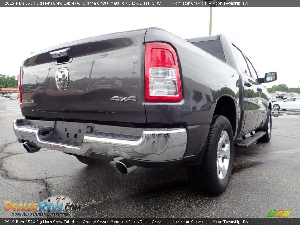 2019 Ram 1500 Big Horn Crew Cab 4x4 Granite Crystal Metallic / Black/Diesel Gray Photo #7