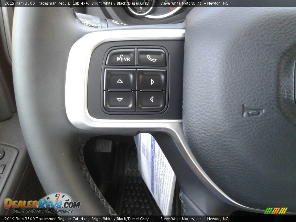 2019 Ram 3500 Tradesman Regular Cab 4x4 Bright White / Black/Diesel Gray Photo #16