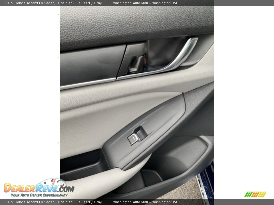 2019 Honda Accord EX Sedan Obsidian Blue Pearl / Gray Photo #17