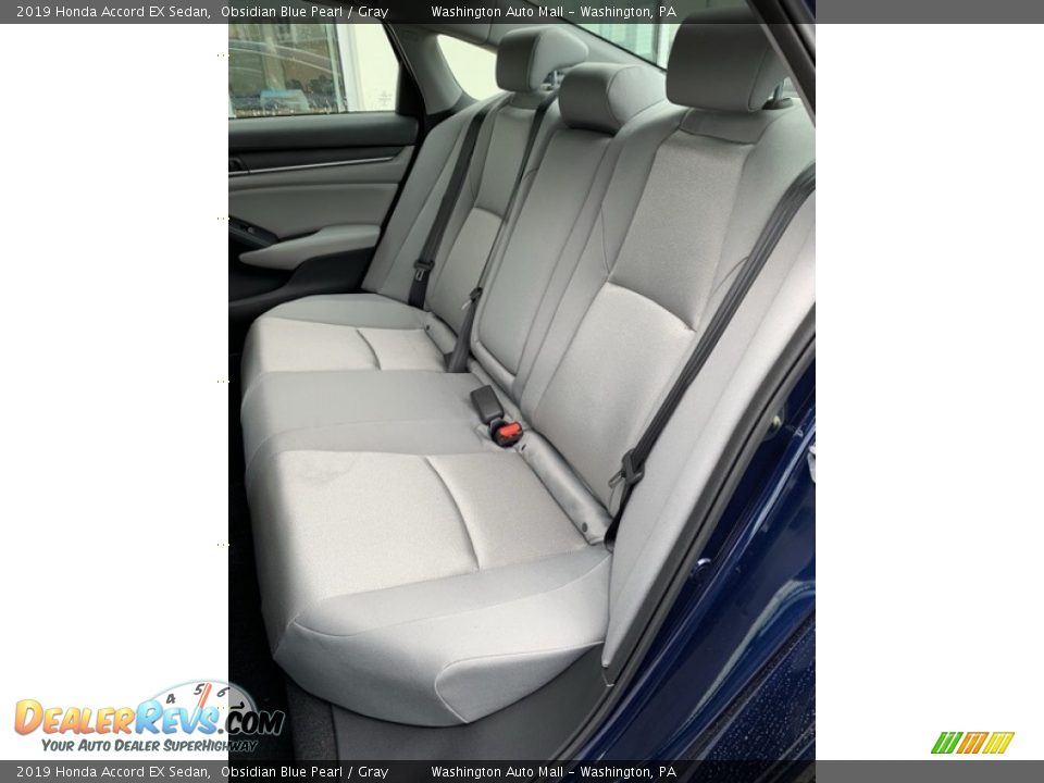 2019 Honda Accord EX Sedan Obsidian Blue Pearl / Gray Photo #18