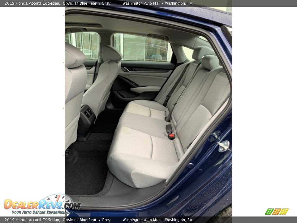 2019 Honda Accord EX Sedan Obsidian Blue Pearl / Gray Photo #19